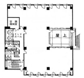 西新宿松屋ビル 9階 間取り図