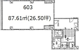 数寄屋ビル 603 間取り図