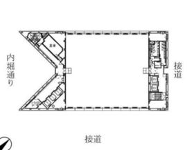 東京堂千代田ビルディング 6階 間取り図