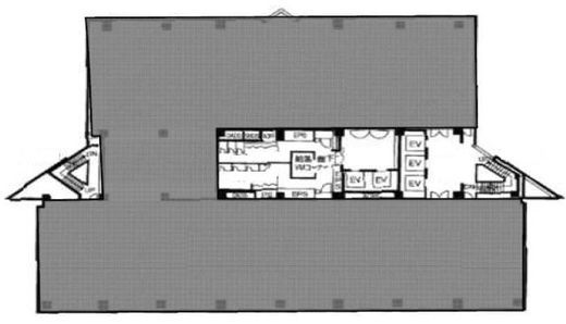 イースト21タワー 6階 間取り図