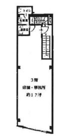 三光ビル(神保町) 3階 間取り図