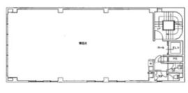 アドミラル神田ビル 4階事務所 間取り図