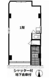 中條ビル(店鋪・事務所) 1階 間取り図
