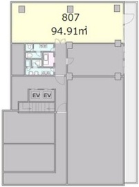 岩月ビル 807 間取り図