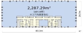 丸の内トラストタワーN館 19階 間取り図