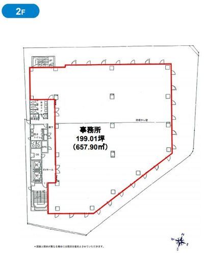 目黒F2ビル 2階 間取り図