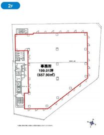 目黒F2ビル 2階 間取り図
