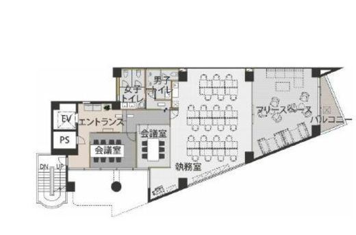 CANAL GATE SHIBAURA 2階 間取り図