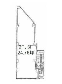 EBISU HANA BLDG. 2階 間取り図