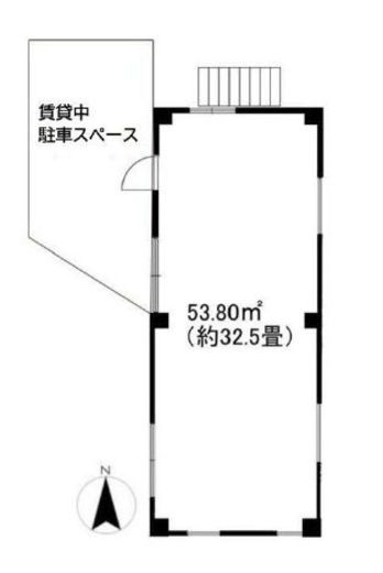 塚田ビル(白金高輪・店鋪・事務所) 1階 間取り図
