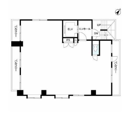 赤坂ヒルサイド 5階 間取り図