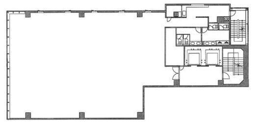 PMO東新橋 2階 間取り図