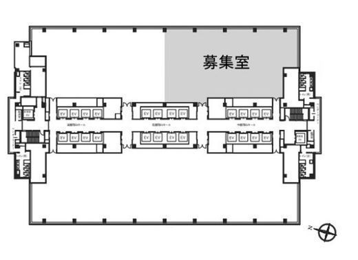 品川インターシティB棟 7階 間取り図