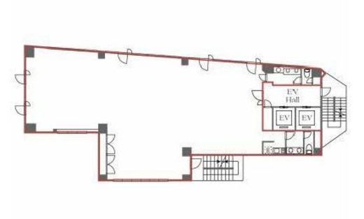 東神田ビル 5階 間取り図