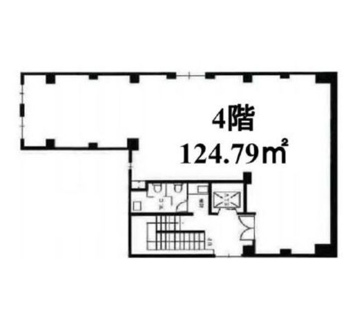 京桜興産ビル 4階 間取り図