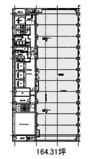 ニチレイ水道橋ビル 6階 間取り図