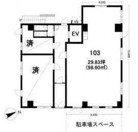 天心舘ビル 103 間取り図