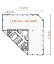 大手町ファーストスクエアイーストタワー 5階 間取り図