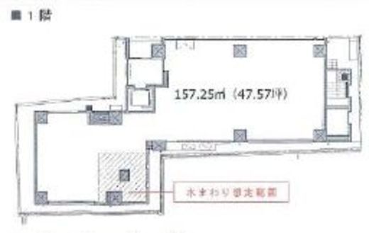 六本木SANKO 1階 間取り図