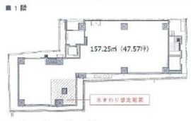 六本木SANKO 1階 間取り図