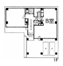 髙嶋ビル 1階B 間取り図