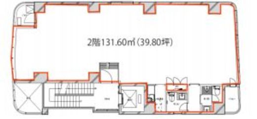 ココタイラビル 2階 間取り図