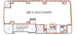 ココタイラビル 2階 間取り図