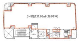ココタイラビル 6階 間取り図