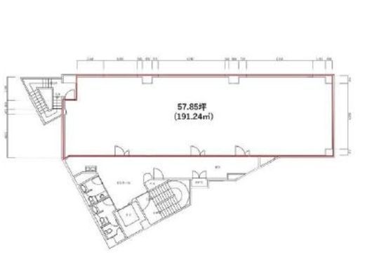 TK猿楽町ビル 2階 間取り図