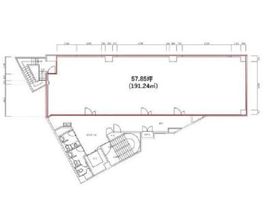 TK猿楽町ビル 2階 間取り図