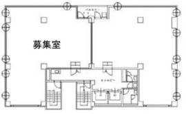 神楽坂喜多川ビル 2階A 間取り図