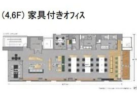 Bizflex麻布十番 4階 間取り図