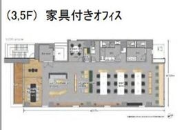 Bizflex麻布十番 5階 間取り図