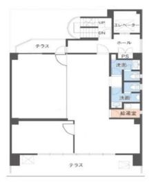 ラシーヌ一番町 8階 間取り図