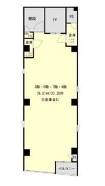 J-Grace新宿(旧:ルーフ新宿ビル) 5階 間取り図