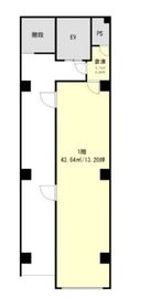 J-Grace新宿(旧:ルーフ新宿ビル) 2階 間取り図
