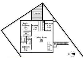 TOGO HOUSE(SOHO) 3階 間取り図