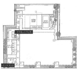 ヒューリック虎ノ門 1階 間取り図
