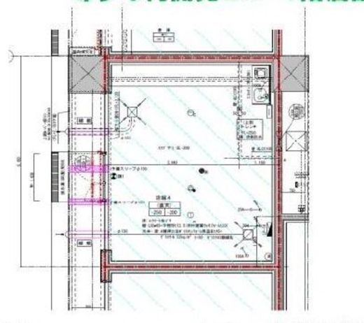 アトラス築地(店舗) 1階店舗 間取り図