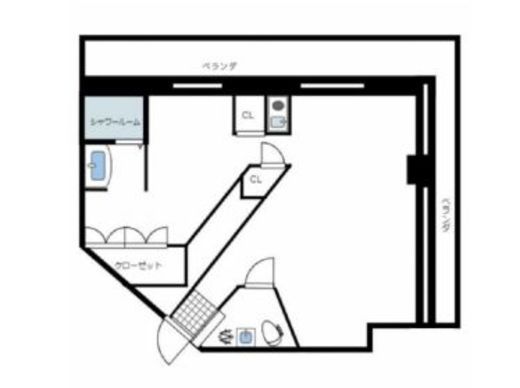 SIONビル 5階 間取り図