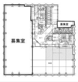 日土地西新宿ビル 7階 間取り図