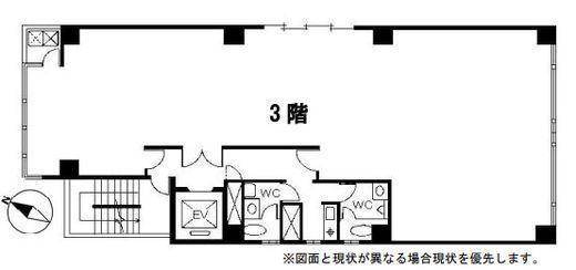協新ビルヂング 3階 間取り図
