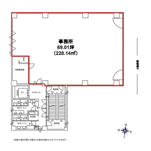 秋葉原村井ビル 4階 間取り図
