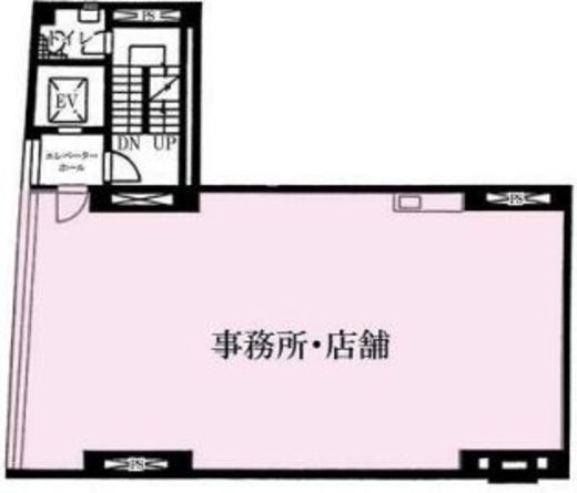 銀座中央ビル 6階 間取り図