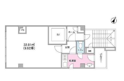 Ando Building 401 間取り図