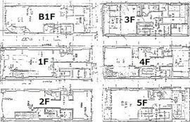 中村銀座ビル B1-5階 間取り図