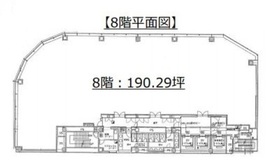 オリックス品川ビル 8階 間取り図