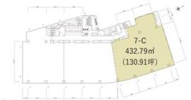 三番町東急ビル 7階C 間取り図