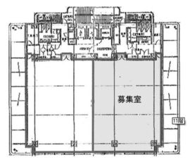 BPRプレイス神谷町 11階B 間取り図