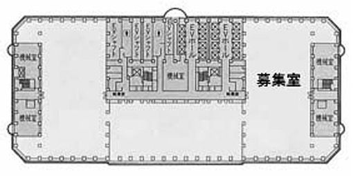 新宿アイランドタワー 14階103 間取り図